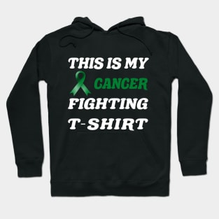 liver Cancer emerald Ribbon Fighting Hoodie